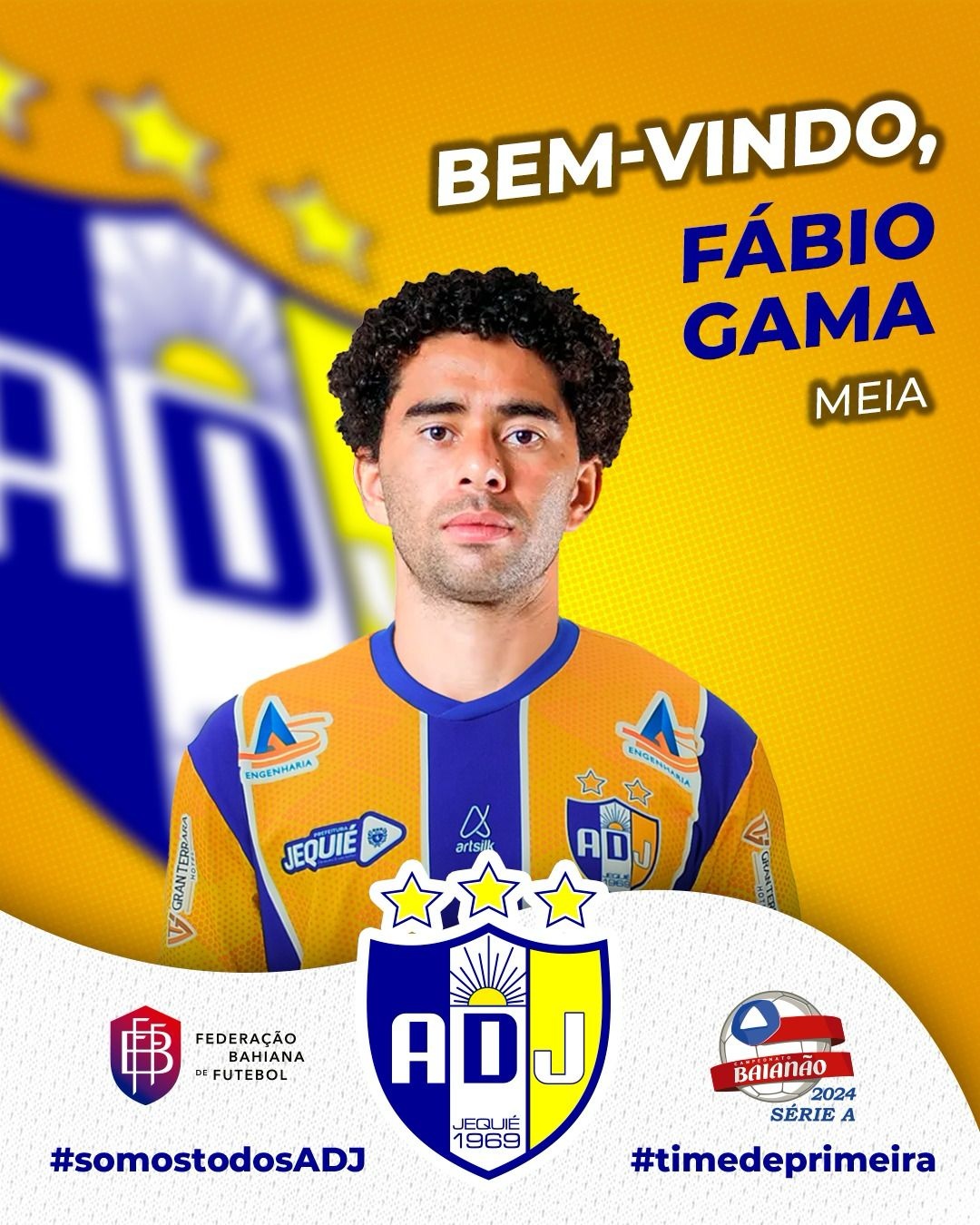 Ex-Bahia, Fábio Gama reforça o Jequié para o Campeonato Baiano 2024 - PRADO  AGORA