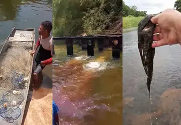 Pescadores pedem socorro e denunciam sumiço de peixes no rio Mucuri
