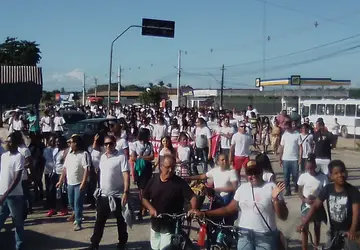 Conselho Municipal de Segurança Pública de Prado realiza caminhada pela Paz