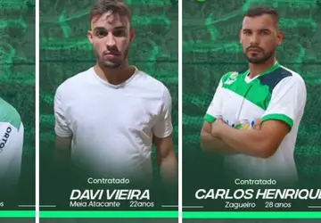 Vitória da Conquista anuncia mais três jogadores para a Série B do Baianão