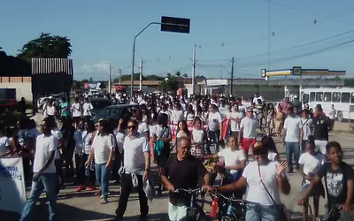 Conselho Municipal de Segurança Pública de Prado realiza caminhada pela Paz
